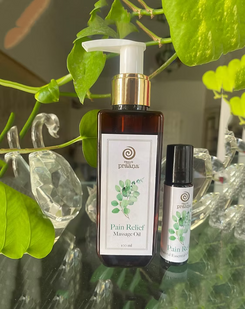 Pain Relief Body Massage Oil 100ml & Roll-on 10ml