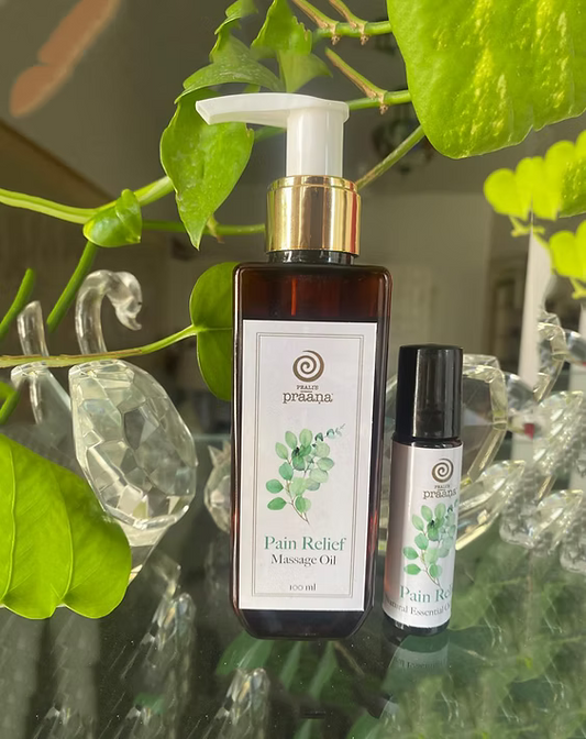 Pain Relief Body Massage Oil 100ml & Roll-on 10ml