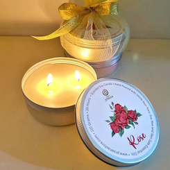 Rose Infused Aroma Candles