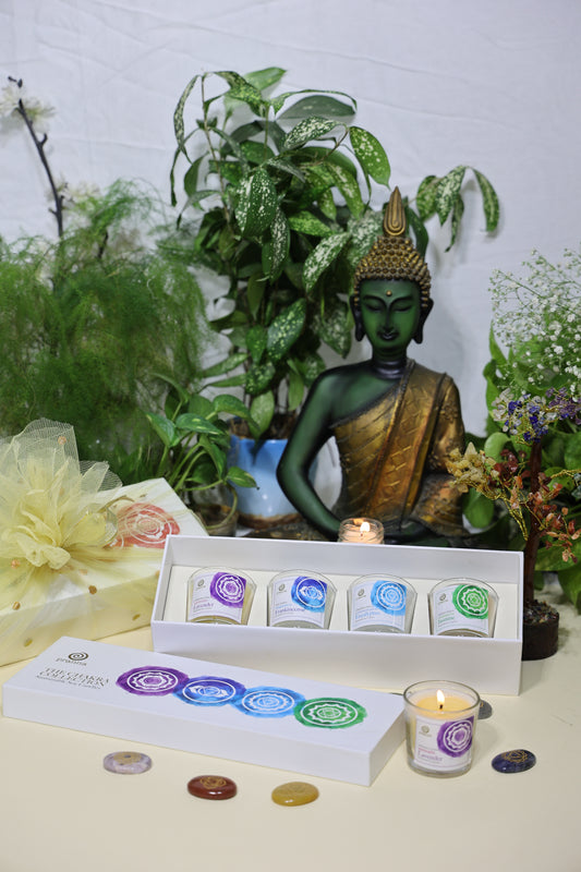 Love & Spirituality Set of 4 Aroma Votive Candles