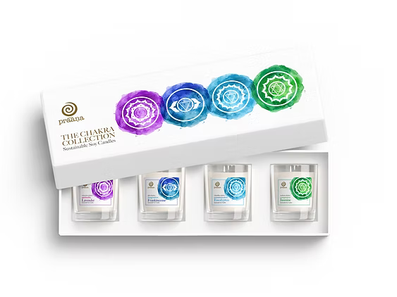 Love & Spirituality Set of 4 Aroma Votive Candles