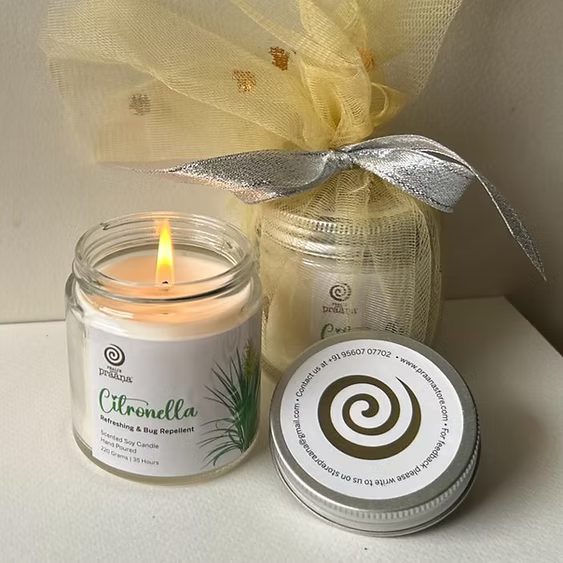 Citronella Infused Aroma Candles