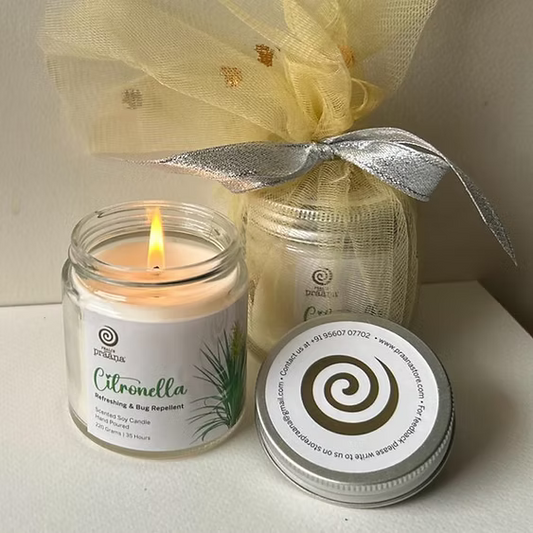 Citronella Infused Aroma Candles